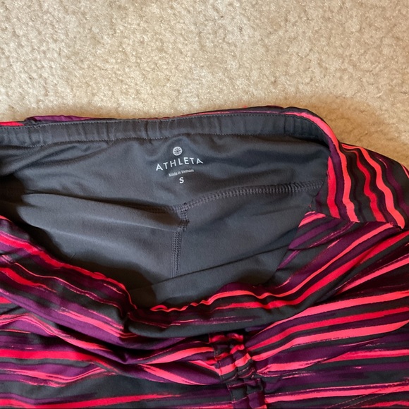 ATHLETA Painted Cuteness 2 in 1 Skirted Capri S - Picture 9 of 11